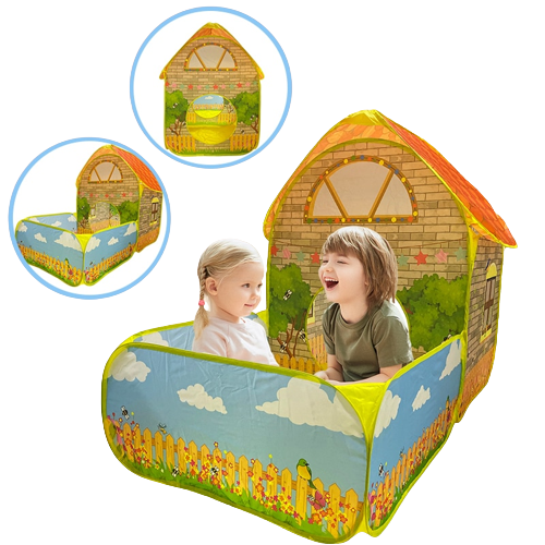 Casinha com Piscina de Bolinhas